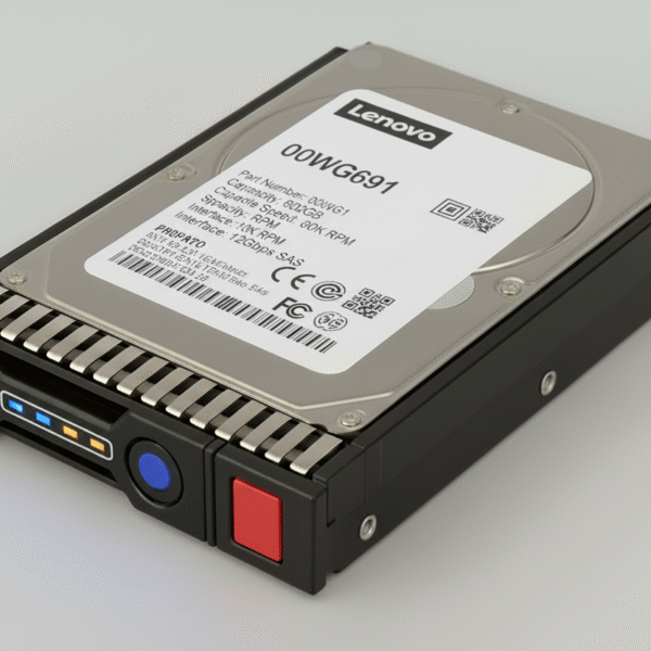 Lenovo 600GB SAS 10K 12G G3HS 2.5" Hot Swap HDD.( Part Number: 00WG691)