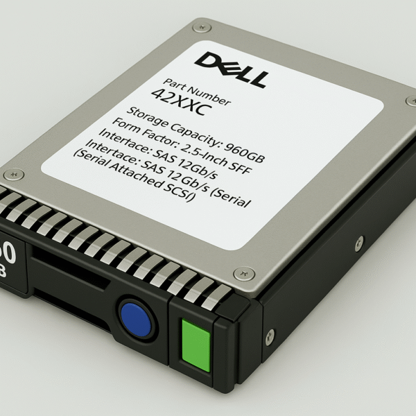 Dell 960GB SAS 12G Mixed Use 3DWPD SSD (Part Number: 42XXC)