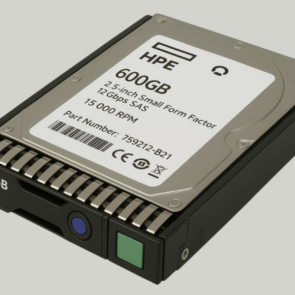 HPE 600GB SAS 15K SFF SC HDD. (Part Number: 759212-B21)