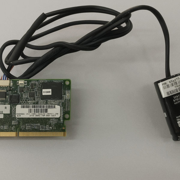 HP 512MB flash backed write cache (FBWC) memory module with Cache Battery. (Part Number: 633540-001)