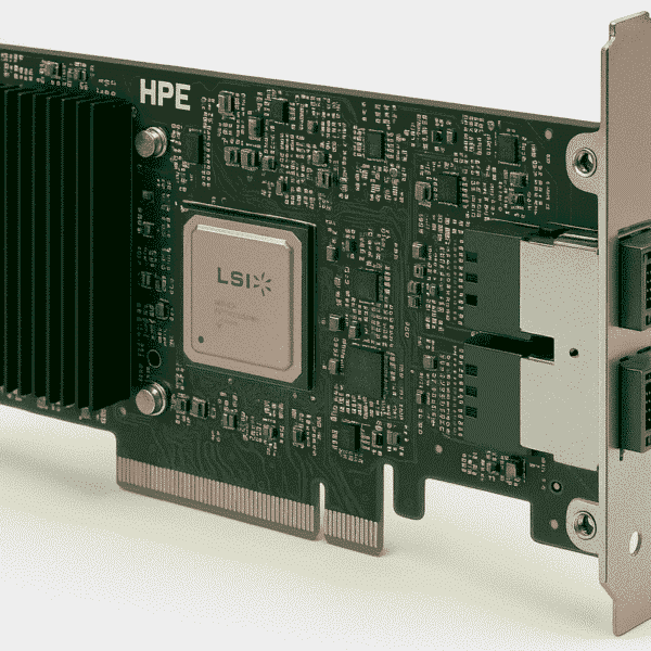 HPE Part Number 614988-B21 Sc08e 6gb/s 8-port Pci-e X8 Sas Full Hight Host Bus Adapter. Refurbished.( Full Height Bracket)